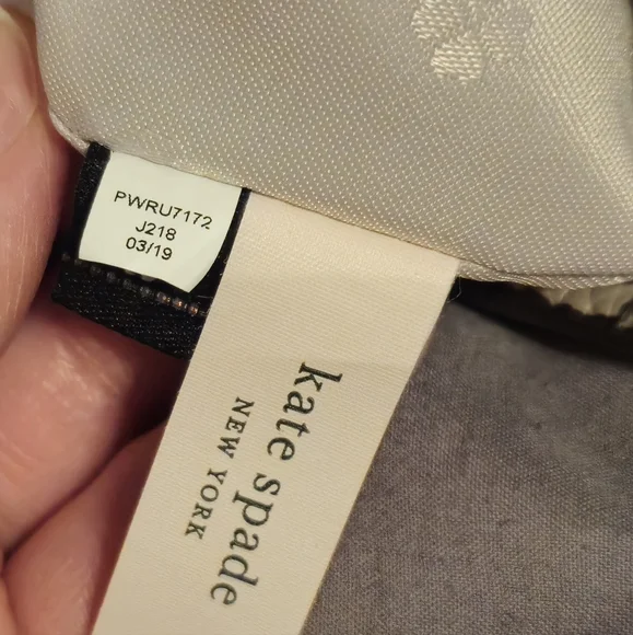 Kate Spade New York: Sm Polly Convertible Crossbody Chain Strap Purse Taupe Gray - Picture 7 of 10